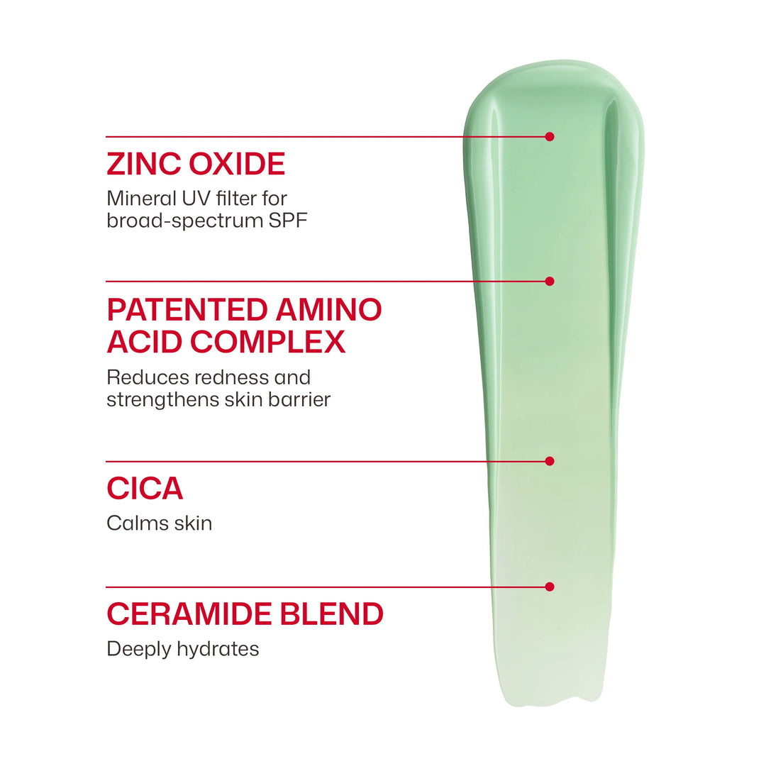 UV Skin Recovery Red Color Correcting Green Tint Broad Spectrum SPF 50