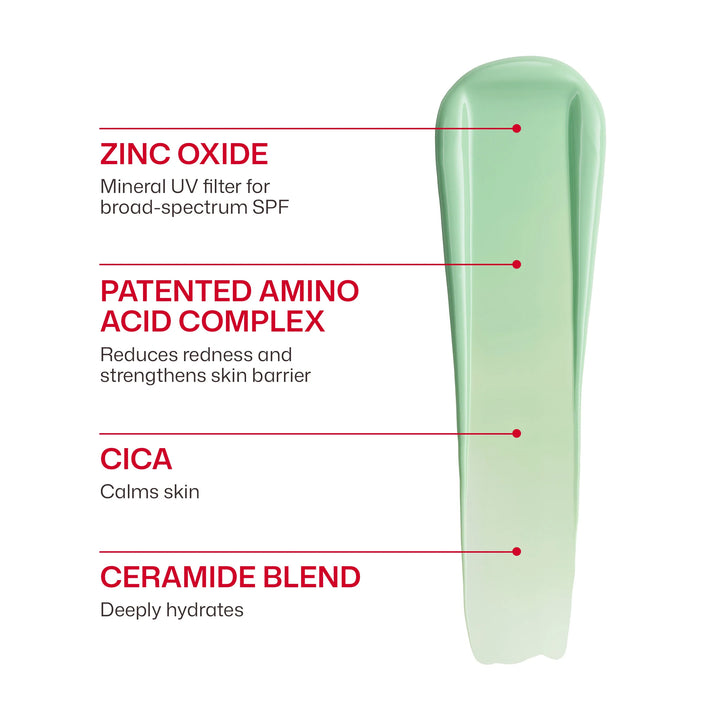 UV Skin Recovery Red Color Correcting Green Tint Broad Spectrum SPF 50
